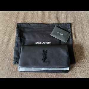 Saint Laurent YSL clutch bag black - brand new